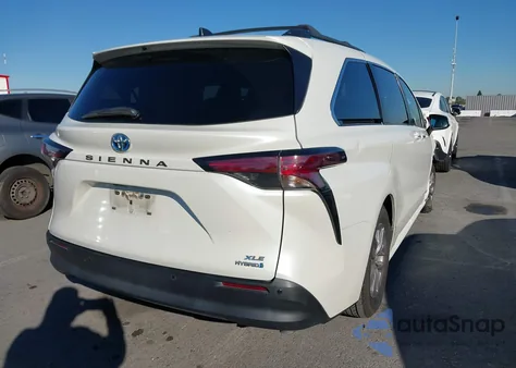 2021 Toyota Sienna Xle from USA, damaged, VIN 5TDYRKEC7MS004864
